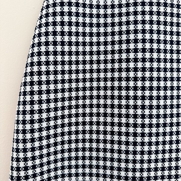 ASOS Woven Mini Skirt Black and White Checker Gingham Plaid - Size 4 (Small) - Picture 2 of 10